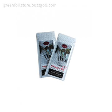 Padded bubble mailers for cosmetics